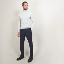 Pull col roulé en cachemire - Bruno 7013 vapeur - 11 Gris clair