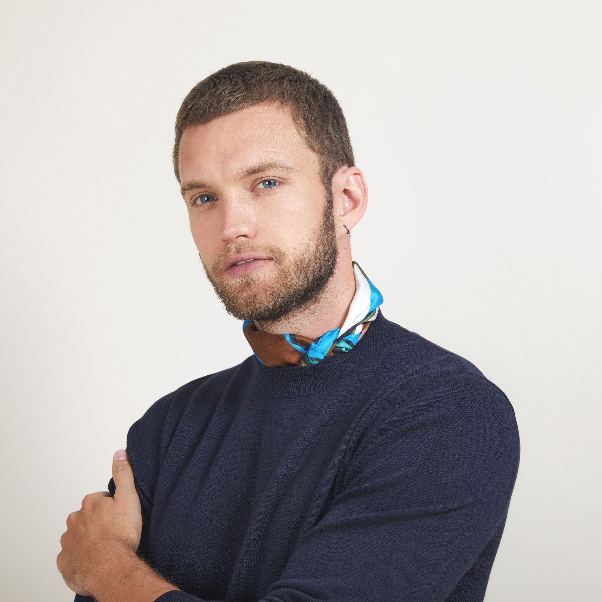 Round neck cotton cashmere sweater - Burton