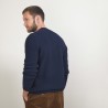 Pull col rond en cachemire 4 fils - Liverpool 7040 marine - 05 Bleu marine