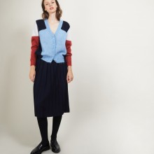 V-neck mohair cardigan - Flora