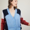V-neck mohair cardigan - Flora