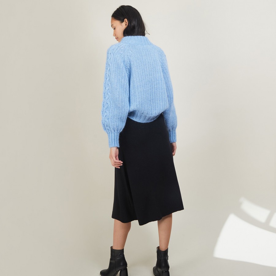 Wool skirt with pockets - Gracia