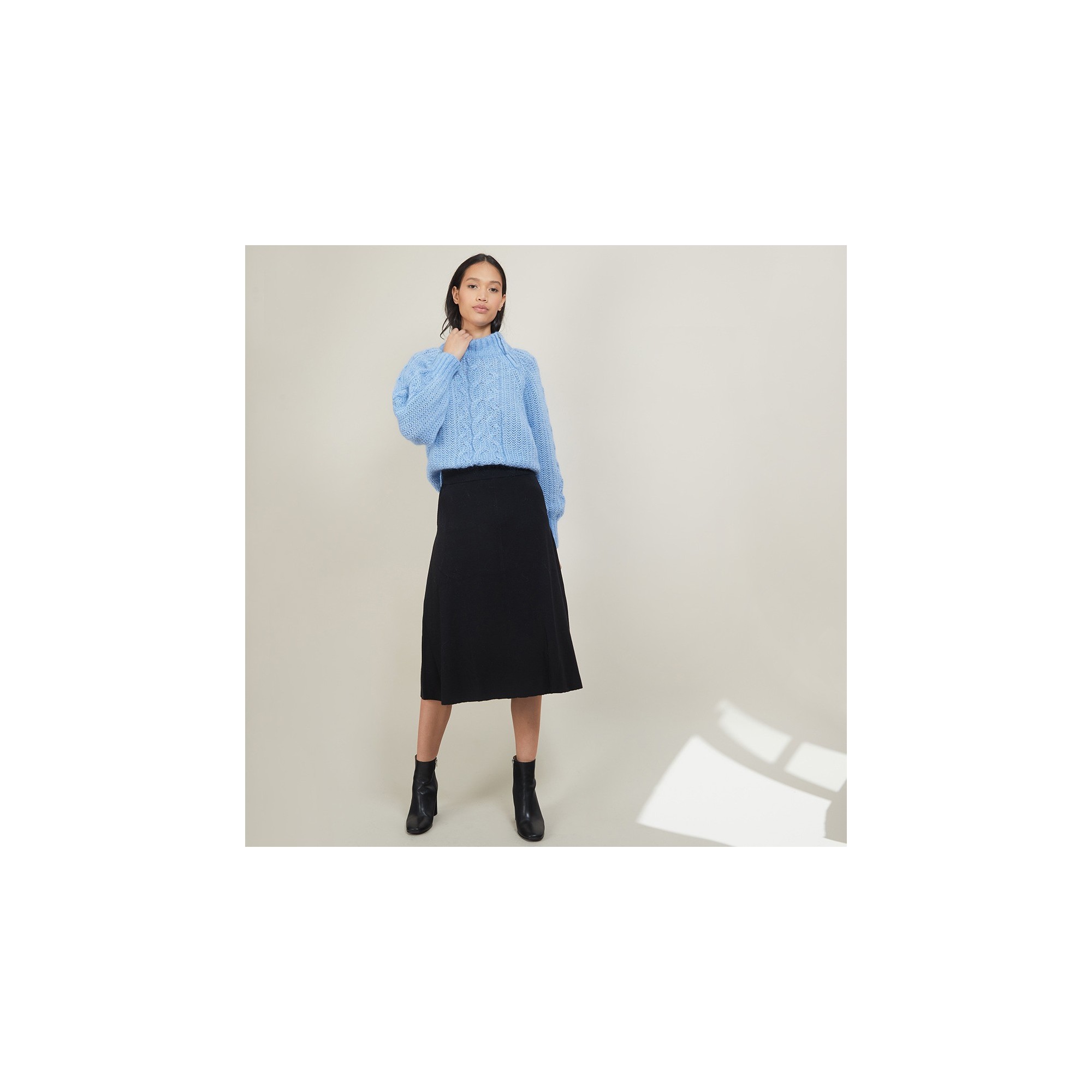 Wool skirt with pockets - Grazia