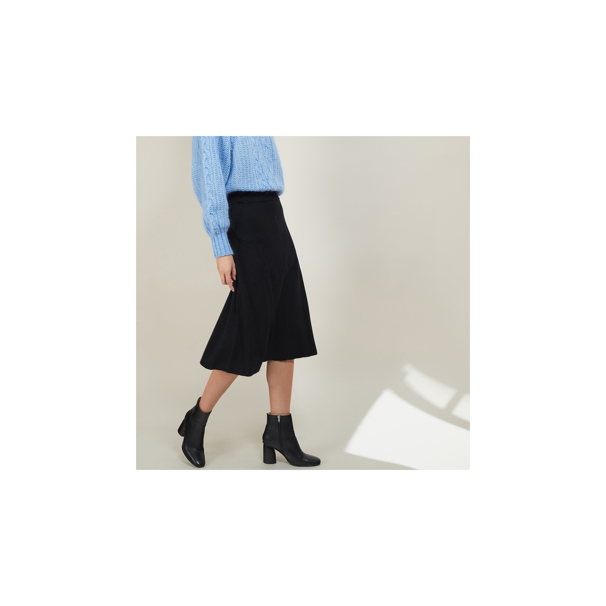 Jupe à poches en laine - Grazia