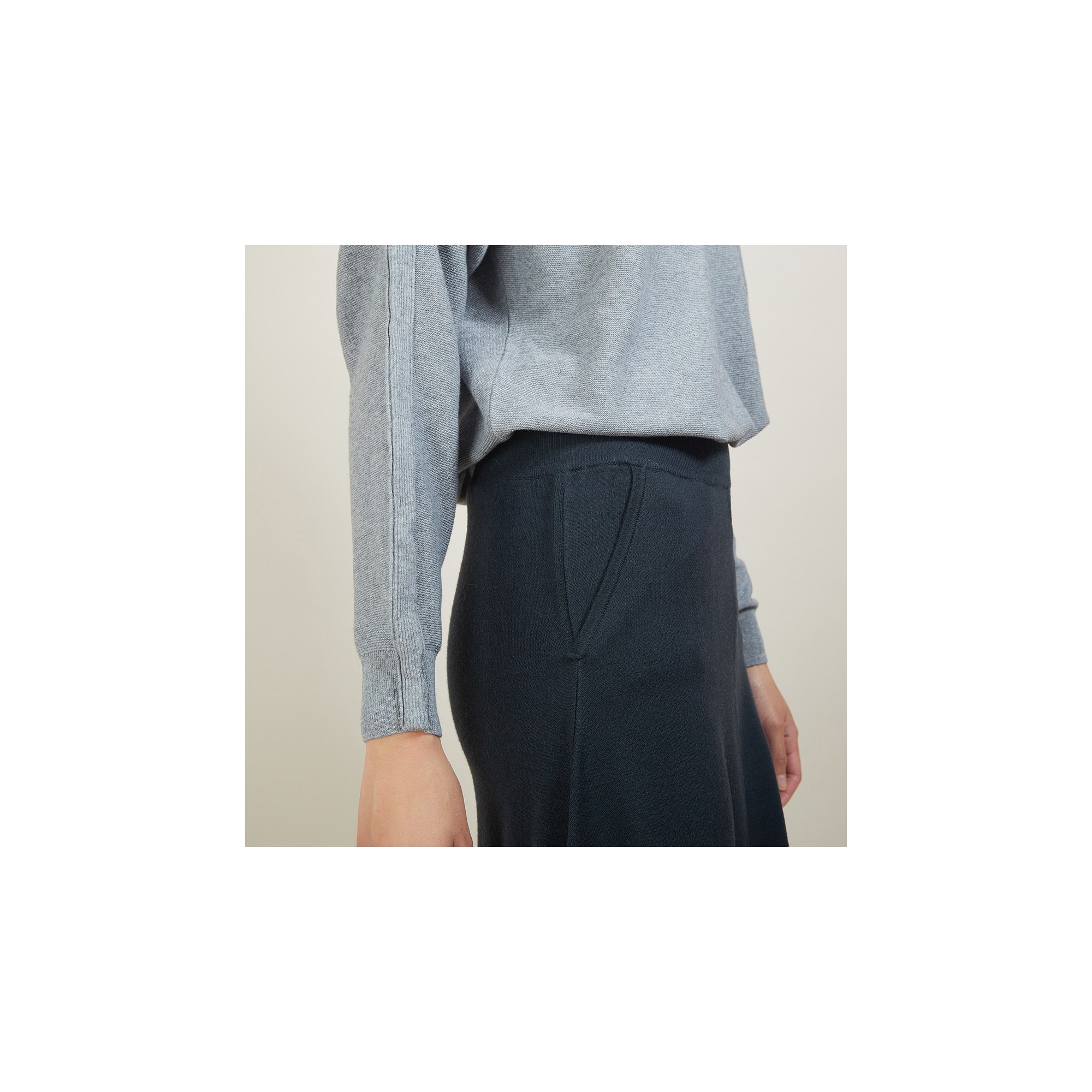 Wool skirt with pockets - Grazia
