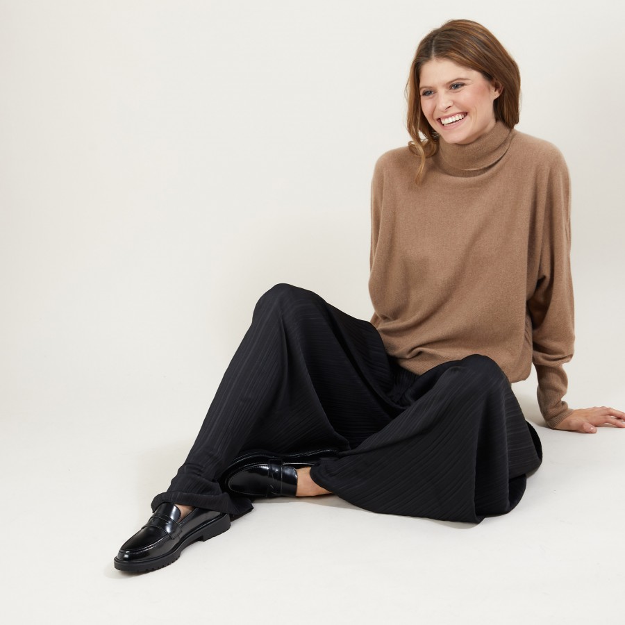 Suéter de cashmere com gola alta - Bob