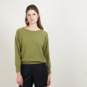 Pull col rond emmanchures marteau en cachemire - Bree 