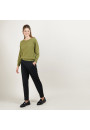 Cashmere round neck sweater with hammer armholes - Bree