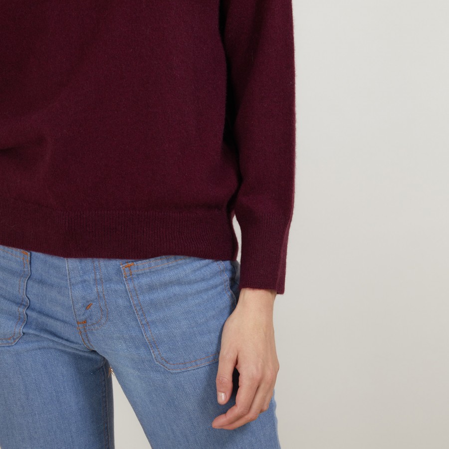 Suéter de cashmere com mangas em martelo - Breee