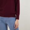 Pull col rond emmanchures marteau en cachemire - Bree 