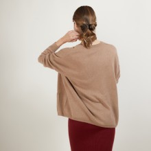 Cashmere cardigan - Brune