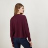 Short cashmere V-neck sweater - Balba