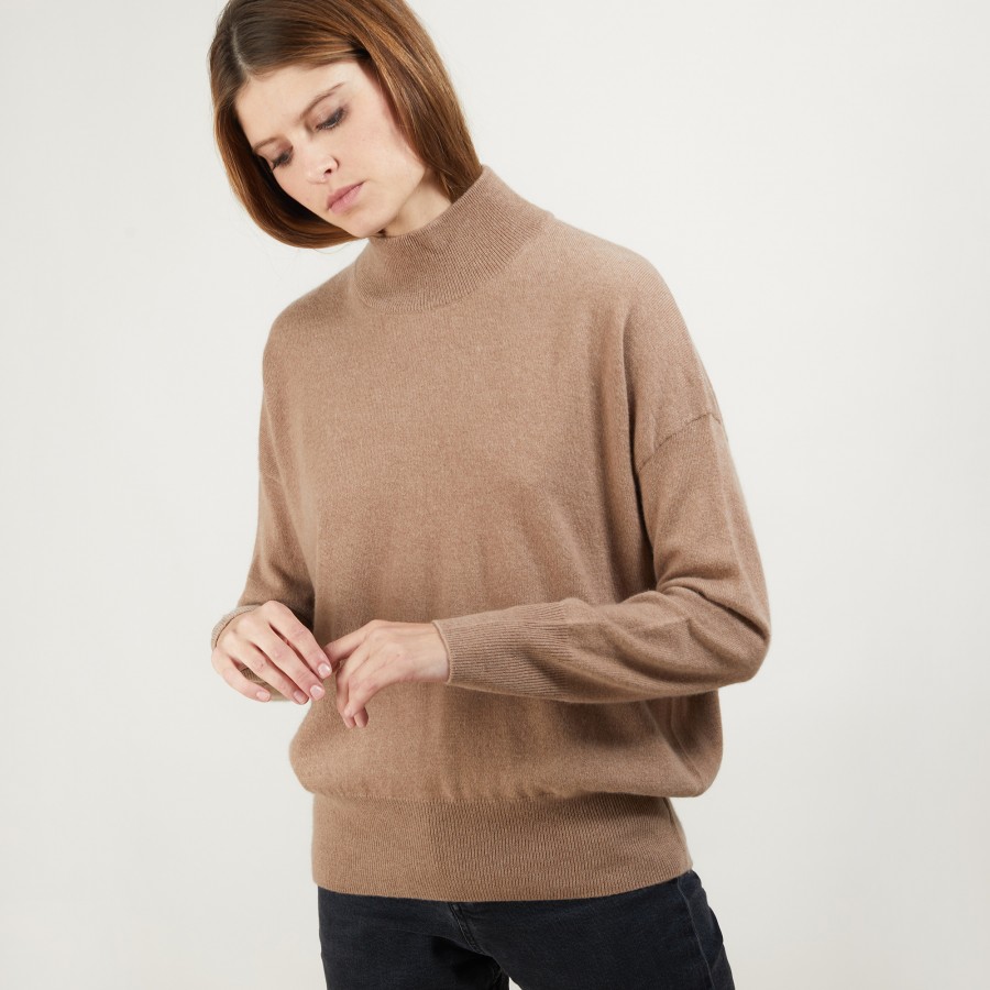 Suéter de cashmere com gola alta - Bassa
