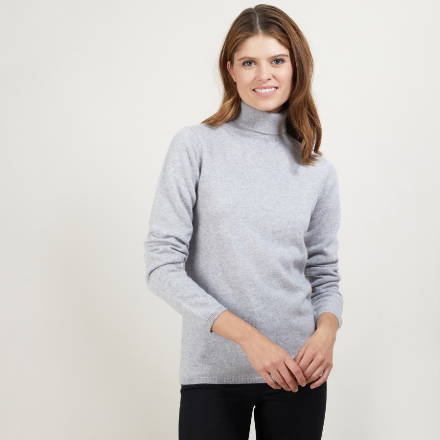 Suéter de cashmere com gola alta - Bauhaus