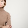 Pull col roulé en cachemire - Bauhaus 7030 desert - 46 Marron clair