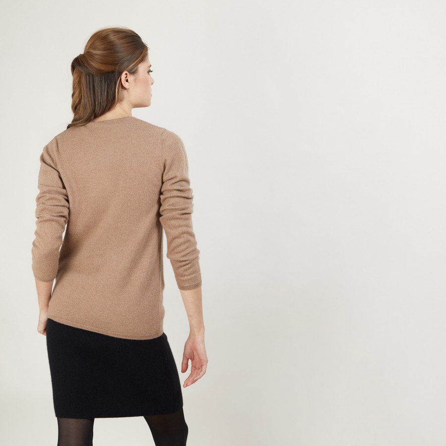 Cashmere round neck sweater - Abeline