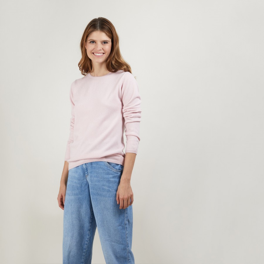 Cashmere round neck sweater - Abeline