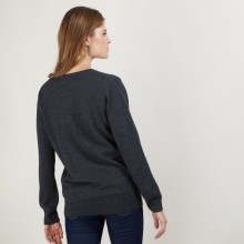 V-neck cashmere sweater BERTILLE