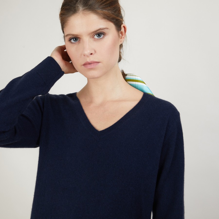 V-neck cashmere sweater - Abel