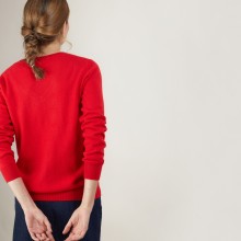 V-neck cashmere sweater BERTILLE