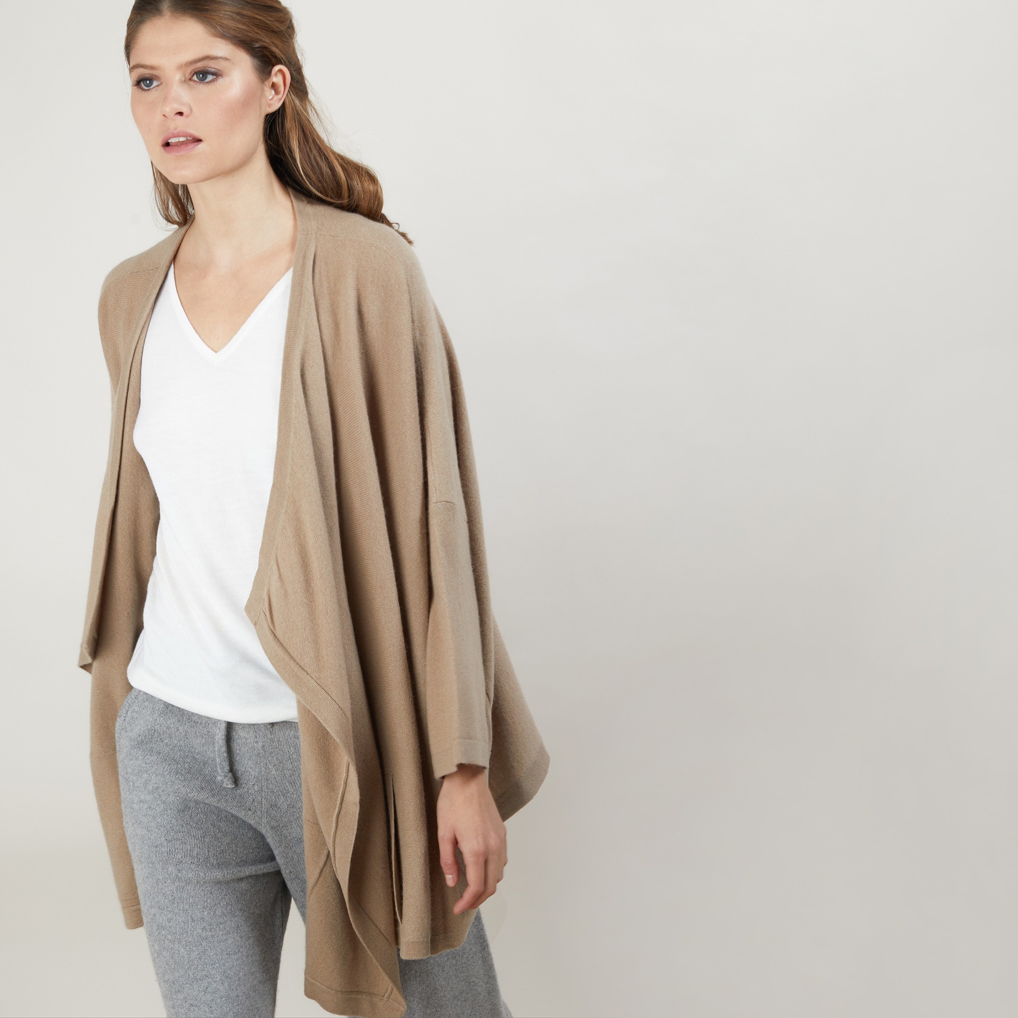 Oversized cashmere cardigan - Blondine
