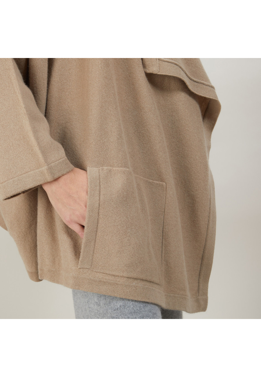 Cardigan oversized de cashmere - Blondine