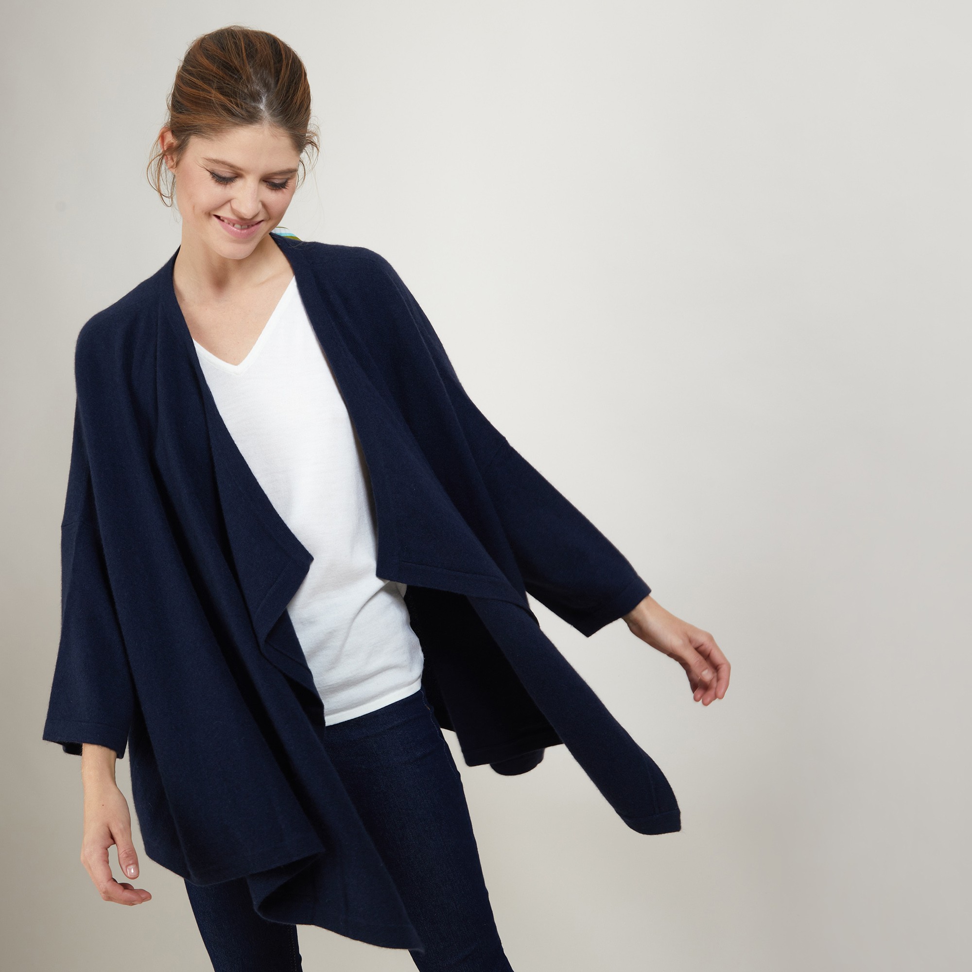 Oversized cashmere cardigan - Blondine