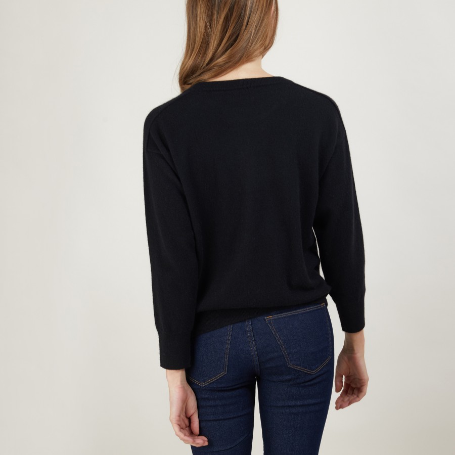 Suéter de cashmere com mangas em martelo - Breee