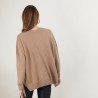 V-neck cashmere sweater with slits - Brendao