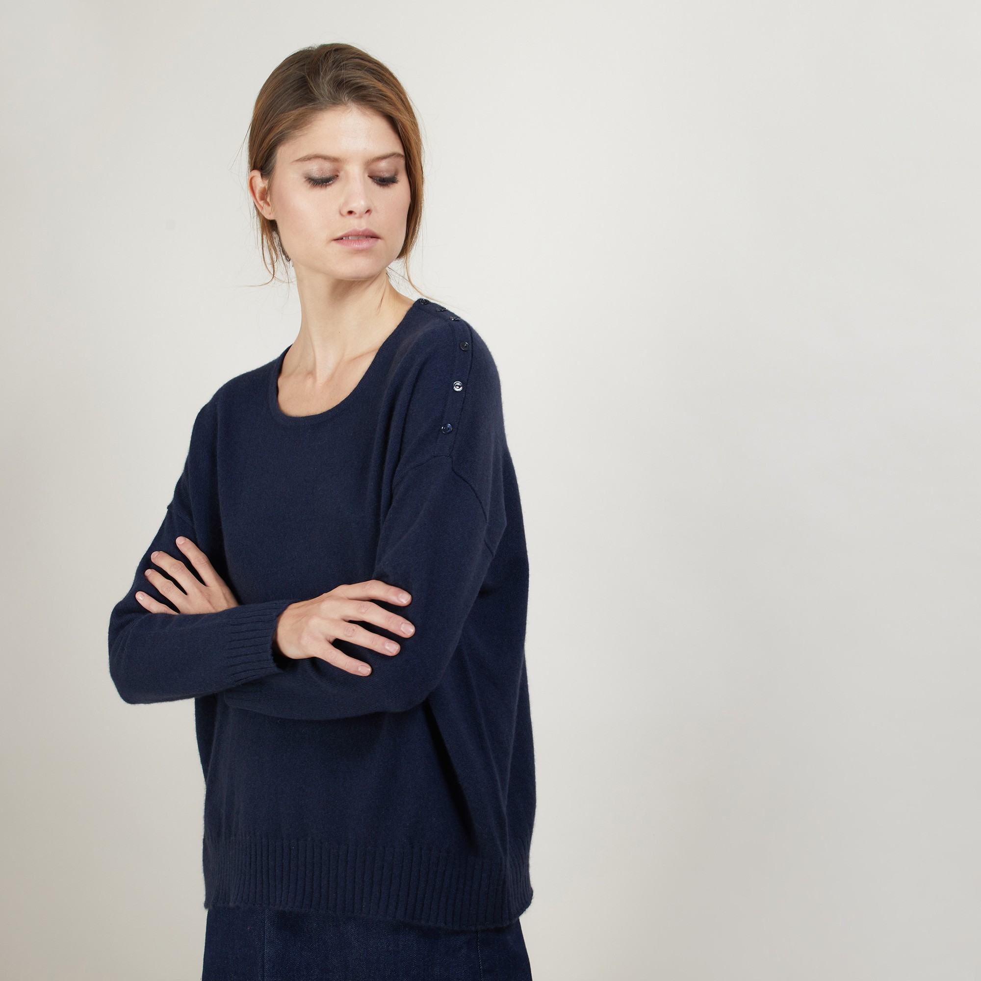 Oversized cashmere sweater BROOK