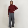 Cotton cashmere high neck sweater - Fanny