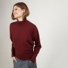 Pull col montant en coton cachemire - Fanny 