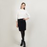 Short cashmere skirt - France