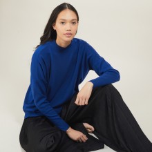 Buttoned shoulder wool sweater - Gipsy