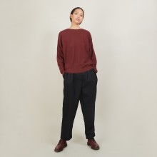 Pull col bateau en coton cachemire - Felice 