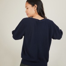 Pull col bateau en coton cachemire - Felice 