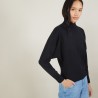 Pull col montant en coton cachemire - Fanny