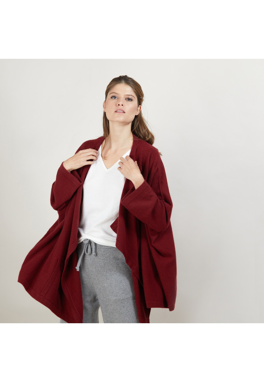 Cardigan oversized de cashmere - Blondine