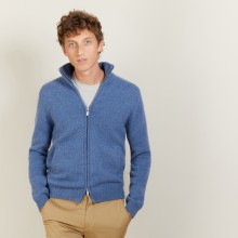 Veste zippée en cachemire 4 fils - Balthazar