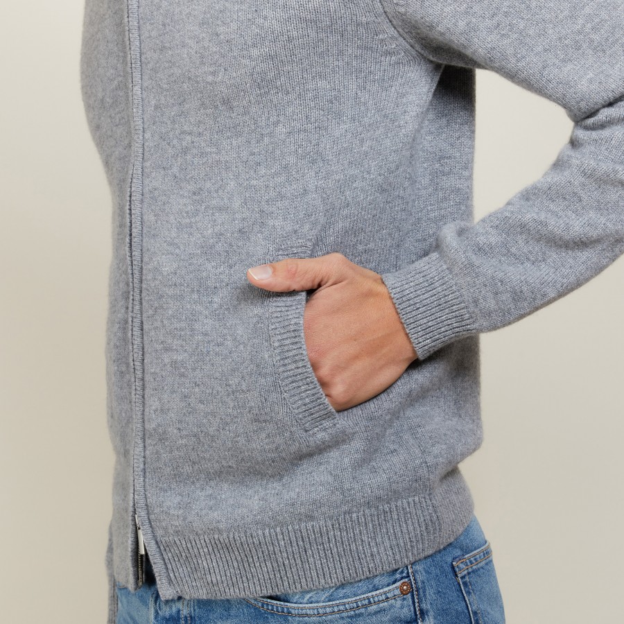 4-ply cashmere zipped jacket - Balthazar