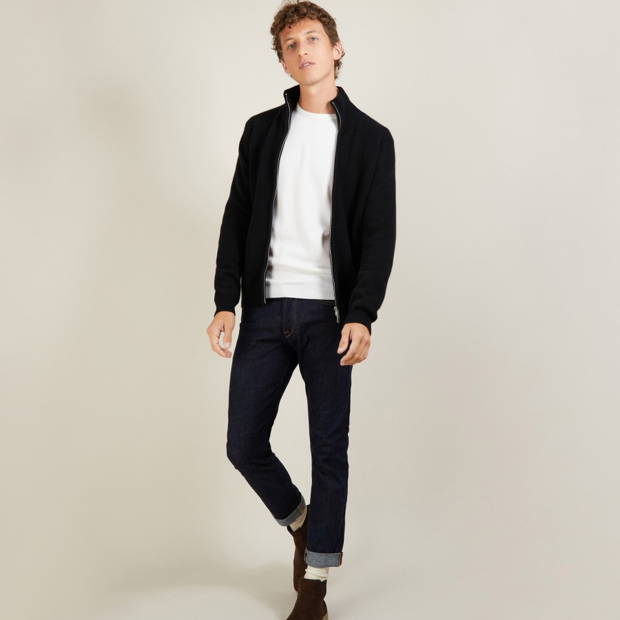 4-ply cashmere zipped jacket - Balthazar