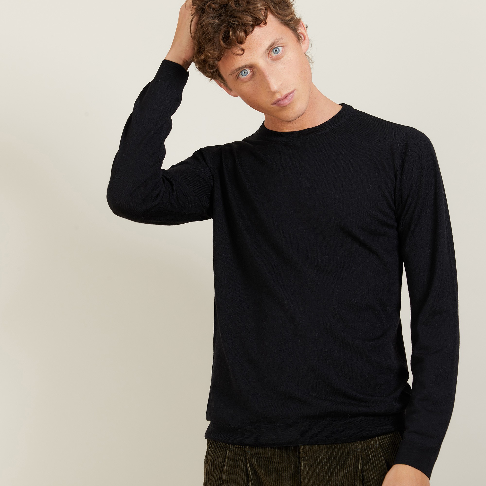 Wool and silk sweater - BARSAM