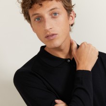 Wool and silk polo shirt - Bartev