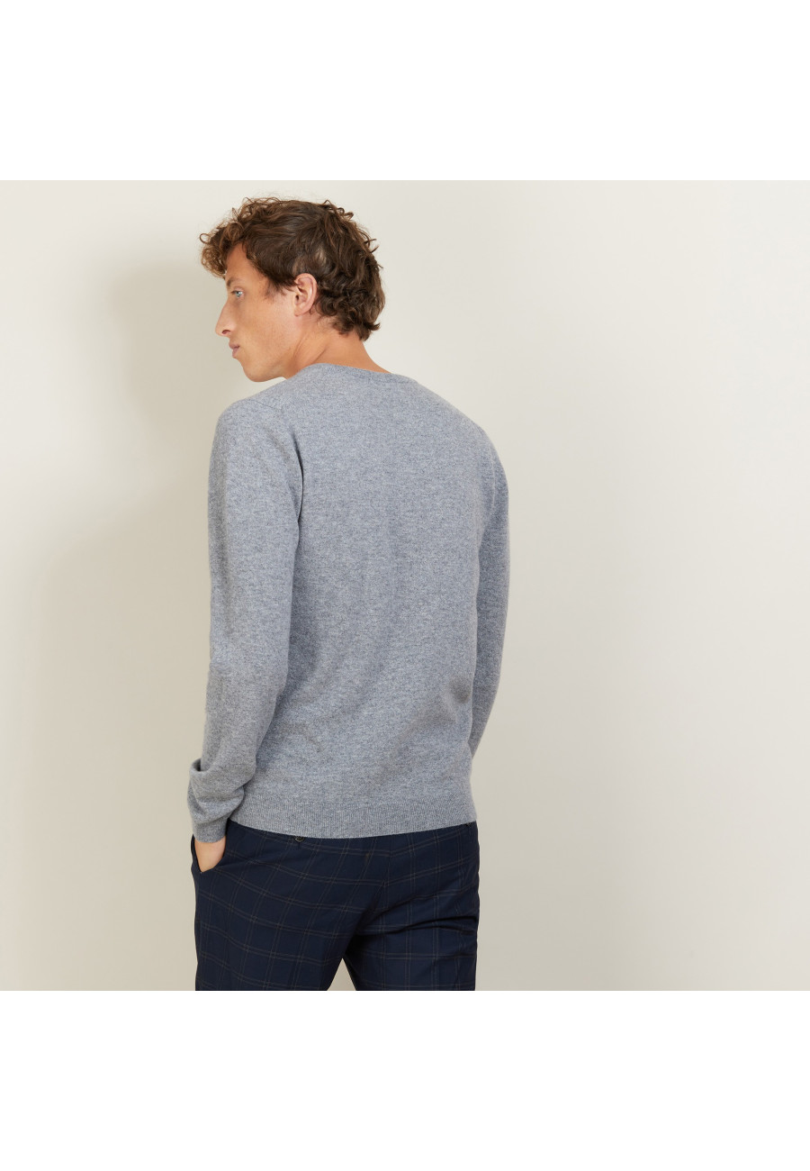 Suéter de cashmere com decote em V - Benjamin