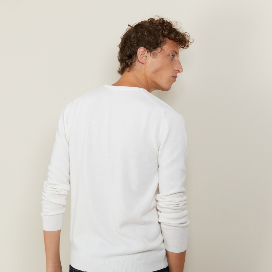 Round-neck cashmere sweater - Evain
