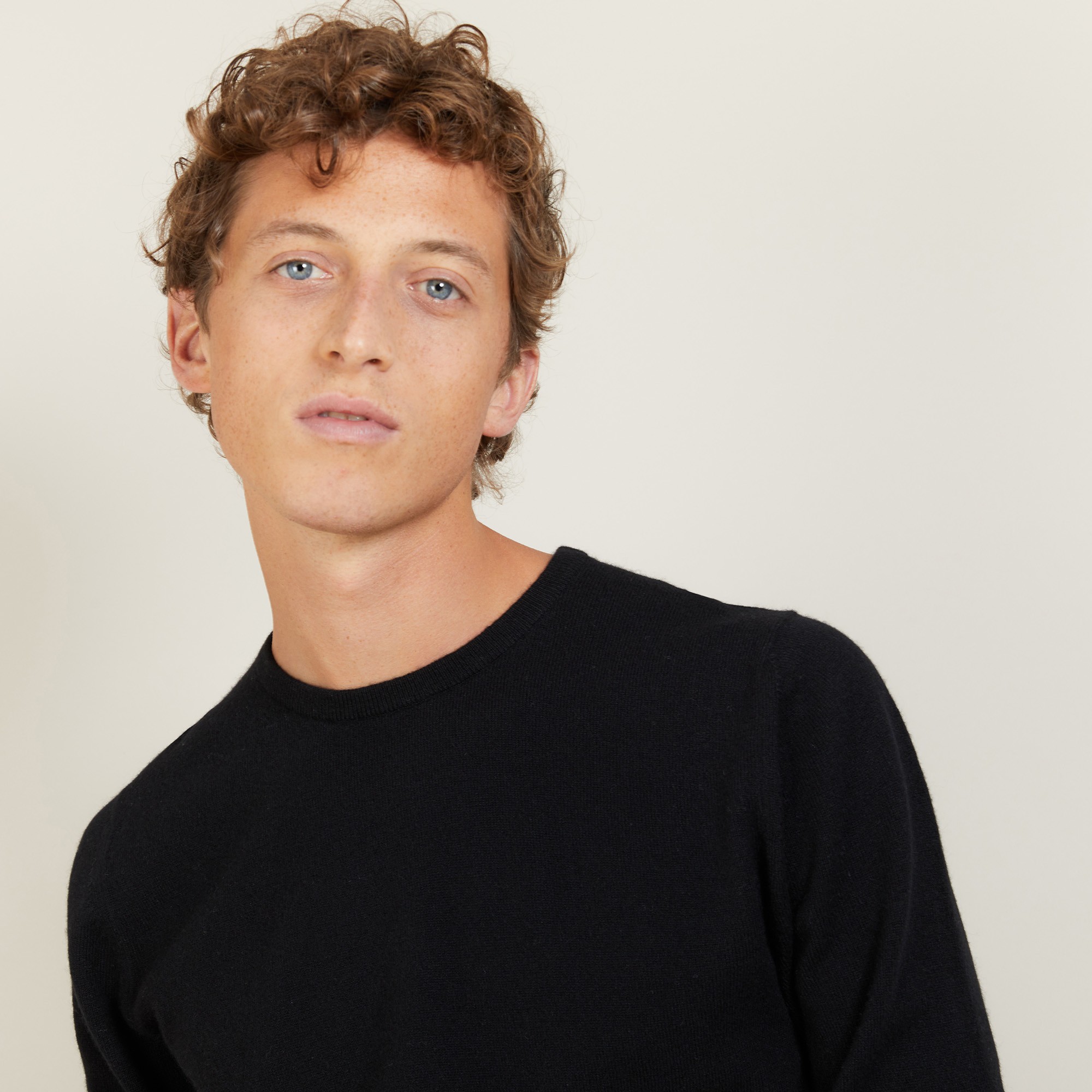 Round-neck cashmere sweater-BENOIT