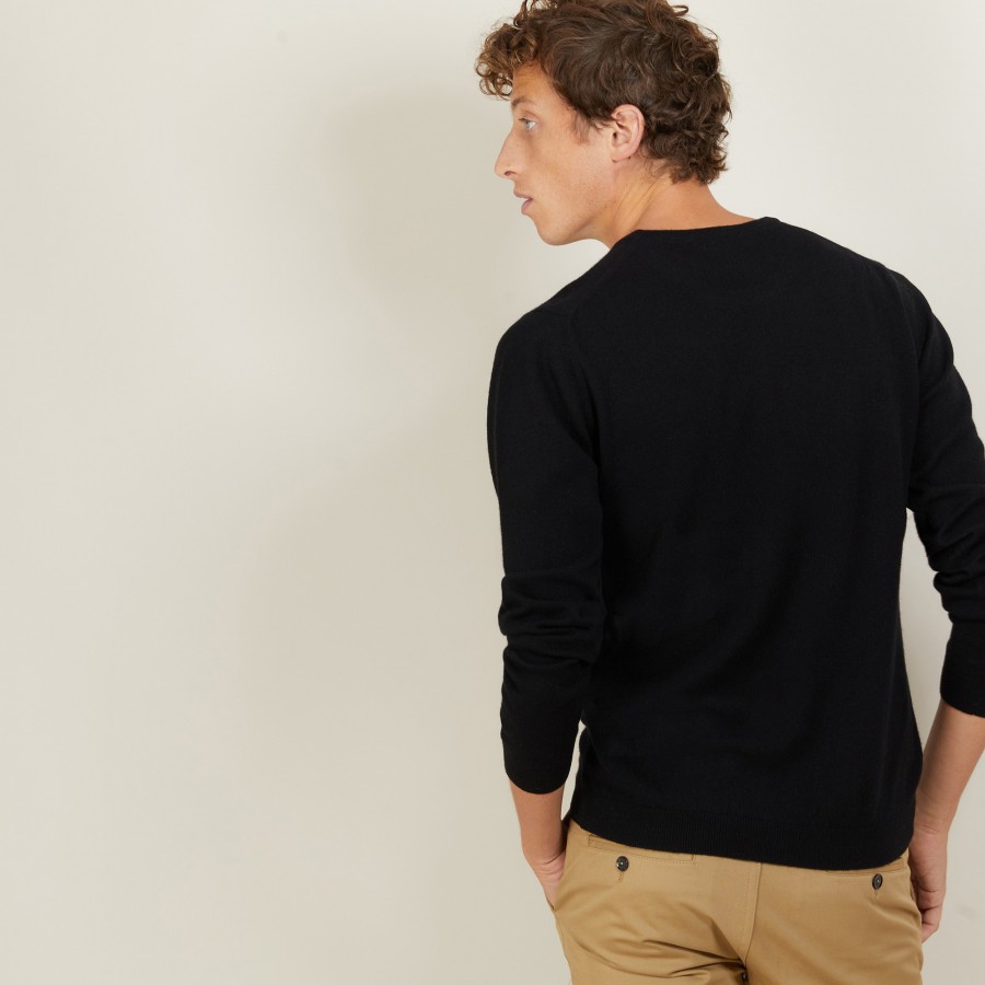 Round-neck cashmere sweater - Evain