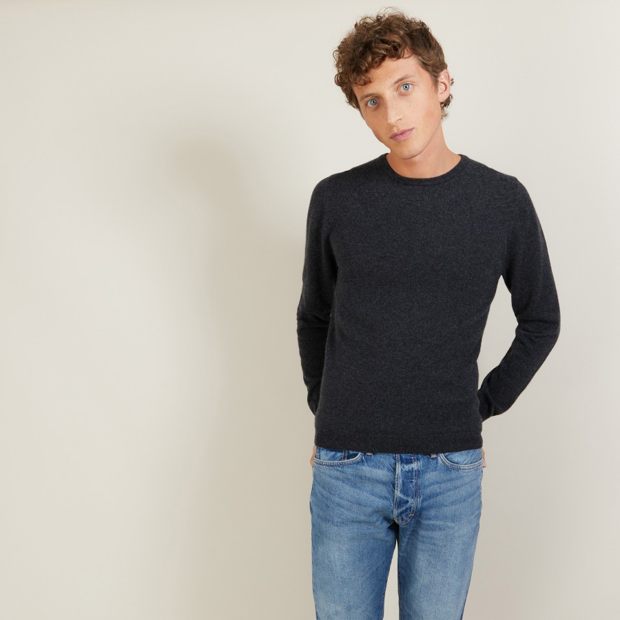 Round-neck cashmere sweater - Evain
