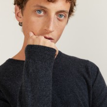 Round-neck cashmere sweater-BENOIT