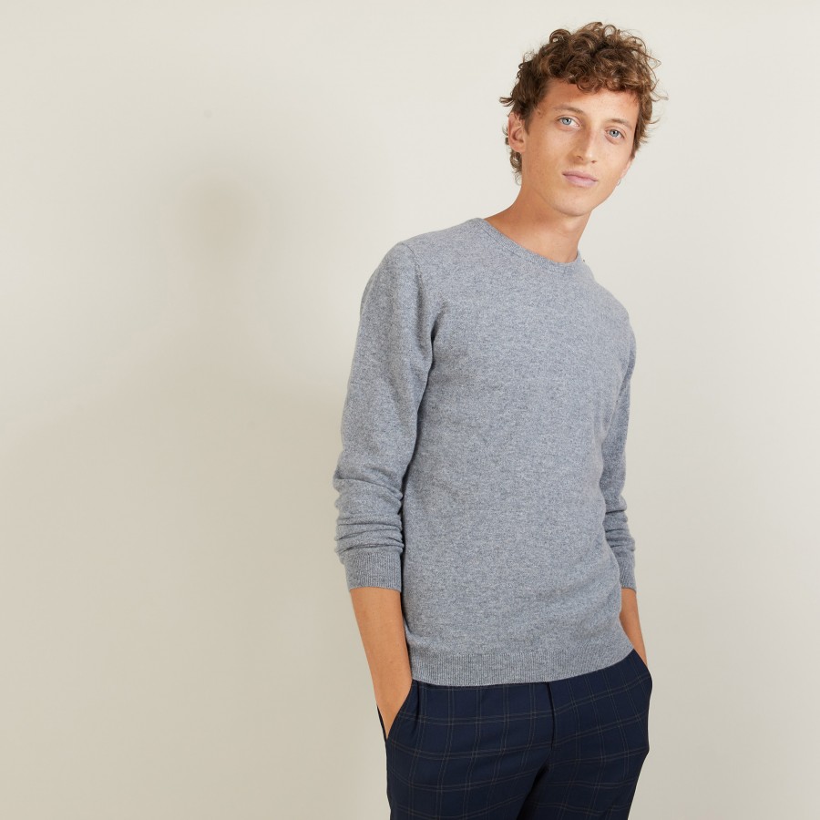 Round-neck cashmere sweater - Evain